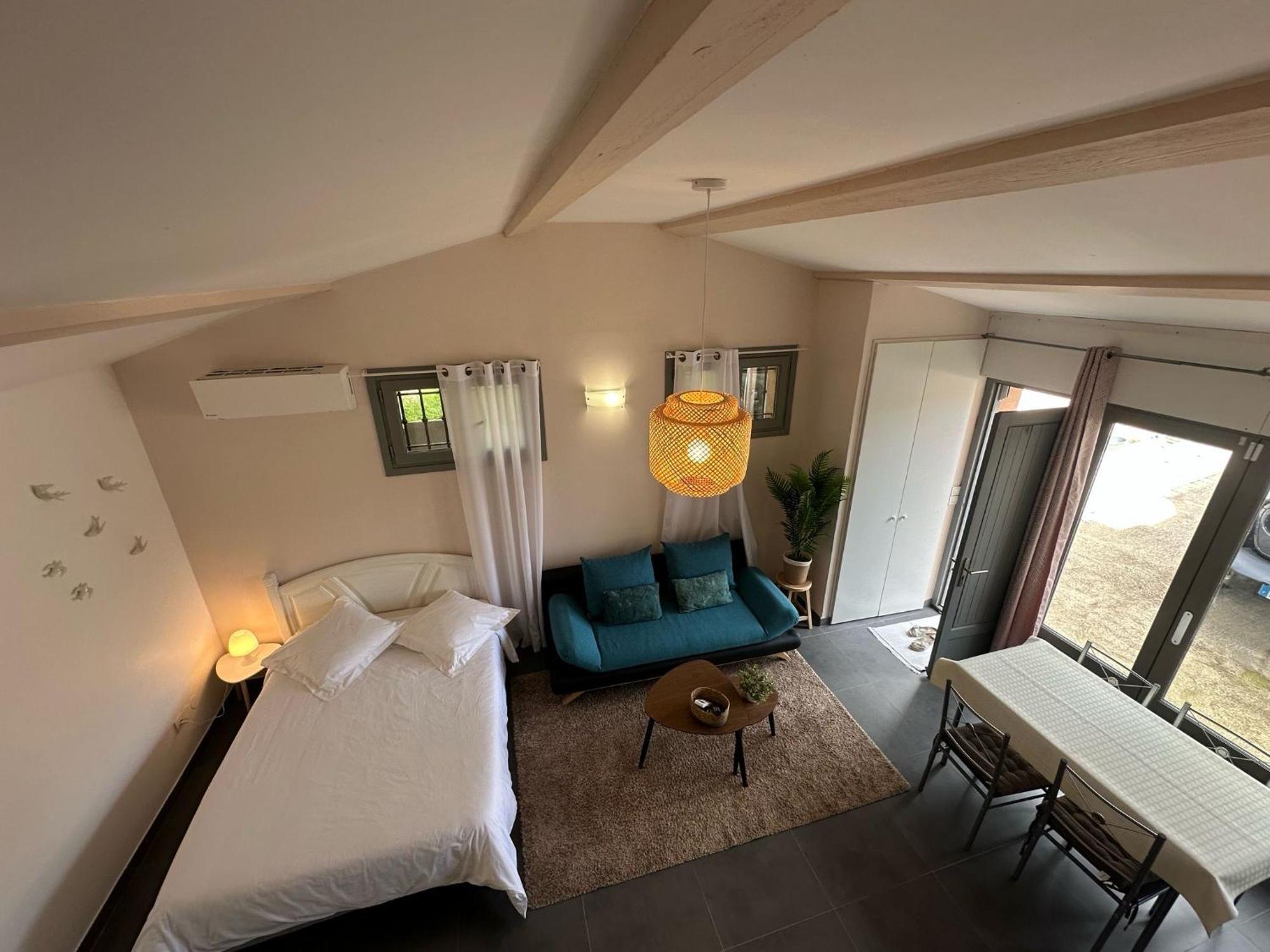 Studio Calme Et Agreable Avec Acces Jardin Partage Le Bar-sur-Loup Exterior foto